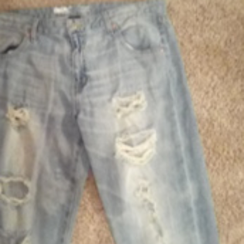 Women's mossimo boyfriend jeans size 14x32